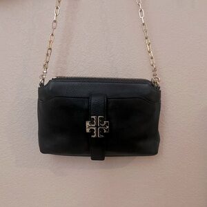 Tory Burch Pebbled Leather Meyer Shoulder Bag
